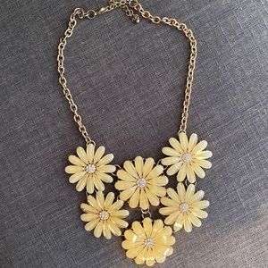 Floral statement necklace